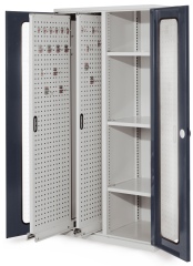 Kappes ®RasterPlan Vertikalschränke 1950x1000x600mm Modell 80 Sichtfenstertüren anthrazitgrau