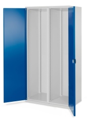 Kappes Schwerlastschränke mit Mitteltrennwand 1950x1000x600mm Doppelwandtüren Modell 50 enzianblau