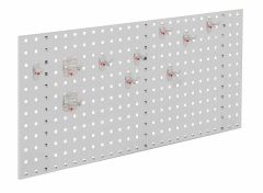 Kappes ®RasterPlan Einsteigerset #5 1x Lochplatte 1000x450mm 1x Werkzeughaltersortiment 10-teilig Lichtgrau RAL 7035