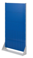 Kappes ®RasterPlan Stellwände einseitig Größe #5 - 3x Lochplatten 2x Schlitzplatten Enzianblau RAL 5010