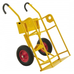 Kongamek Gasflaschenwagen 750x1160x1170mm für 2 große Flaschen mit 250kg Tragkraft