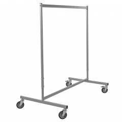 Kongamek mobiler Kleiderständer 1180x710x1830mm höhenverstellbar 75kg Tragkraft mit Bremse