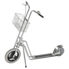 Kongamek Scooter 1250x645x1070mm Gummi/Pannensicher mit 150kg Tragkraft und Bremse