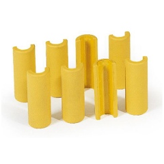 Protaurus Kunststoff-Clips Ø34mm 8-er Pack