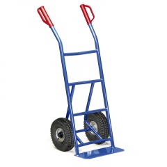 Protaurus Stahlrohr Stapelkarre 250kg Traglast Rollenlager Luft 2 PR 260x85mm