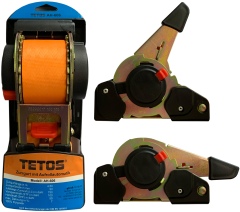 qteck Ratschenzurrgurt mit Aufrollautomatik TETOS