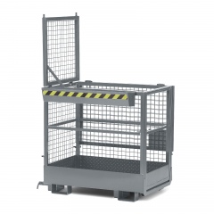 RR Industrietechnik Arbeitskorb Typ RAK-DUO 1200x800x1950mm RAL 7016 Anthrazitgrau