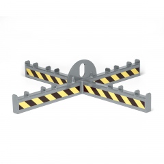 RR Industrietechnik Big Bag Krantraverse Typ RBKT 1000kg Tragkraft RAL 7005 Mausgrau