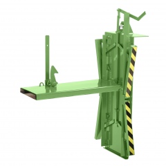RR Industrietechnik Gitterboxwender 570x1640x450mm 450kg Tragkraft RAL 6011 Resedagrün