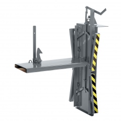 RR Industrietechnik Gitterboxwender 570x1640x450mm 450kg Tragkraft RAL 7005 Mausgrau