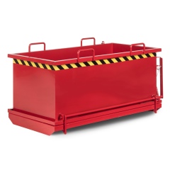 RR Industrietechnik Klappbodenbehälter Typ RKB 1490x690x845mm 500dm³ RAL 3000 Feuerrot