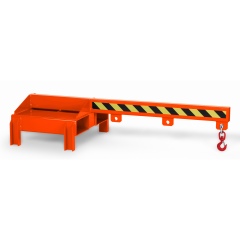 RR Industrietechnik Lastarm Typ RLA-DST bis zu 1000kg Tragkraft für Deichselstapler RAL 2004 Reinorange