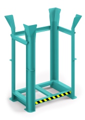RR Industrietechnik Paletten Richtgestell RRG-10 BxTxH 1340x940x1930 mm RAL 5018 Türkisblau
