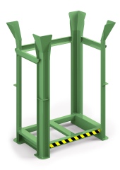 RR Industrietechnik Paletten Richtgestell RRG-10 BxTxH 1340x940x1930 mm RAL 6011 Resedagrün