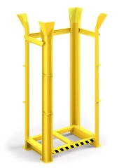 RR Industrietechnik Paletten Richtgestell RRG-15 BxTxH 1340x940x2650 mm RAL 1023 Verkehrsgelb
