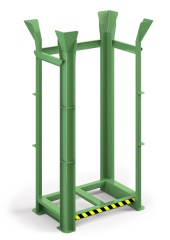 RR Industrietechnik Paletten Richtgestell RRG-15 BxTxH 1340x940x2650 mm RAL 6011 Resedagrün