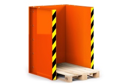 RR Industrietechnik Paletten Stapel Station RPS-10 BxTxH 1020x945x1425 mm RAL 2004 Reinorange