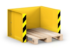 RR Industrietechnik Paletten Stapel Station RPS-05 BxTxH 1020x945x740 mm RAL 1023 Verkehrsgelb