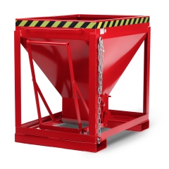 R+R Industrietechnik Silowagen Typ RSL 375dm³ stationär RAL 3000 Feuerrot