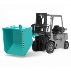 RR Industrietechnik Spänekipper Typ RUK-S 1330x1570x980mm 1500dm³ RAL 5018 Türkisblau