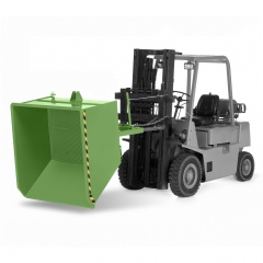 RR Industrietechnik Spänekipper Typ RUK-S 1330x1570x980mm 1500dm³ RAL 6011 Resedagrün