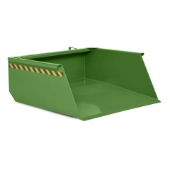 RR Industrietechnik Staplerschaufel Typ RS-75 1390x1615x550mm 750dm³ RAL 6011 Resedagrün