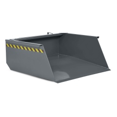 RR Industrietechnik Staplerschaufel Typ RS-100 1640x1900x550mm 1000dm³ RAL 7005 Mausgrau