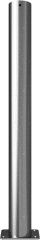 Schake Absperrpfosten ortsfest zum Einbetonieren mit Erdanker aus Stahlrohr verzinkt Ø89x2,9mm mit Stahlkappe 900mm Überflur