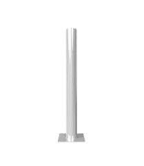 Schake Stahlrohrpoller neigbar aus Stahlrohr verzinkt Ø152x3,2mm mit Dübelplatte 1500mm Gesamtlänge