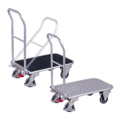 VARIOfit Klappbügelwagen mit Schiebebügel aus Aluminium