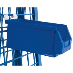 VARIOfit Materialkiste, blau 140x290x130mm für Werkstückwagen