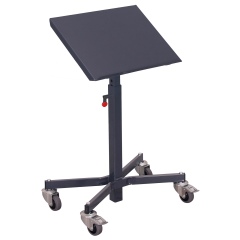 VARIOfit ESD-Materialständer, einseitig neigbar mit höhenverstellbarer Ladefläche 760-1160mm