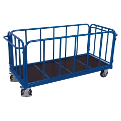 VARIOfit Vierwandwagen mit senkrechten Streben Elastikbereifung 1200kg Tragkraft 1605x810mm