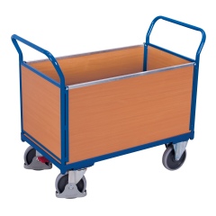 VARIOfit Vierwandwagen mit Holzwänden