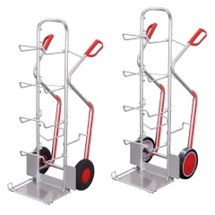 VARIOfit Wasserflaschenkarre Aluminium mit Vollgummi- oder Luftbereifung