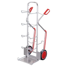 VARIOfit Wasserflaschenkarre Aluminium mit Luftbereifung