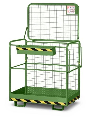 RR Industrietechnik Arbeitskorb Typ RAK-Eco RAL 6011 resedagrün