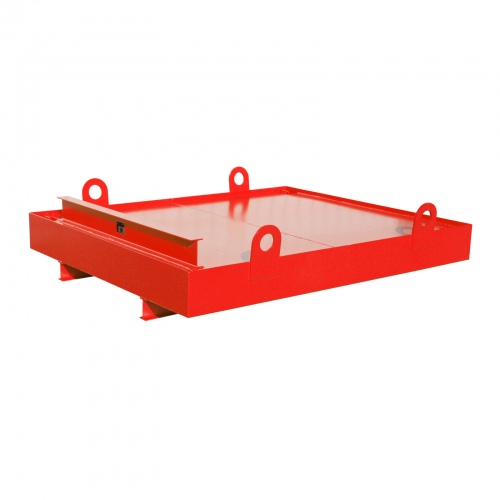 Bauer Containerwanne CW 1, 880l, Feuerrot