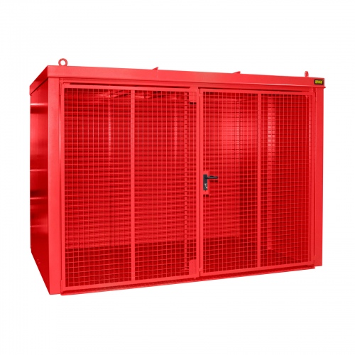 Bauer Gasflaschen-Container GFC-B M5, Feuerrot für 96x Gasflaschen Ø 230 mm