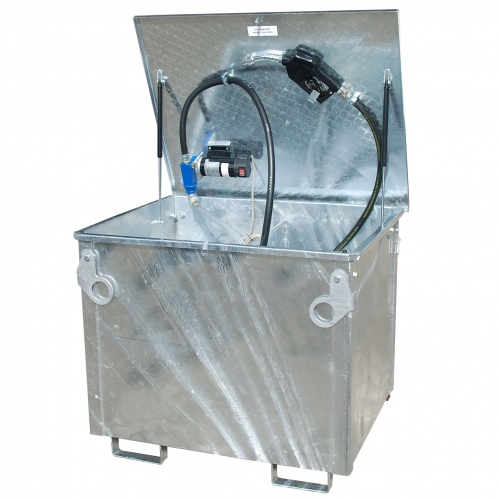 Bauer Kraftstoff-Tank MT-E 300-430 nach ADR 1.1.3.1c, feuerverzinkt