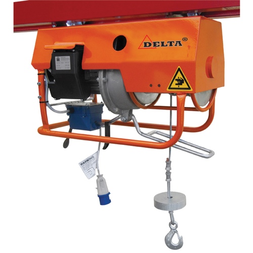 Delta Elektrische Seilwinde DM 230V Tragkraft 0,1-0,5t Hubhöhe 14-48m