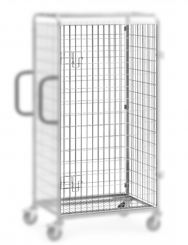 Fetra Flügeltür für Kommissionierwagen, Höhe 1225 mm, Ladefläche 650x510 mm