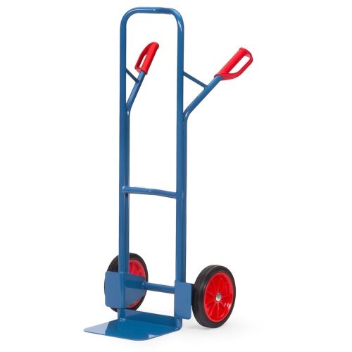 Fetra Stahlrohrkarre Höhe 1300 mm, Schaufel 250x320mm Vollgummibereifung