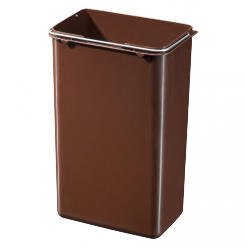 Hailo Inneneimer 9l aus Kunststoff braun für Trento, Öko, Öko Plus
