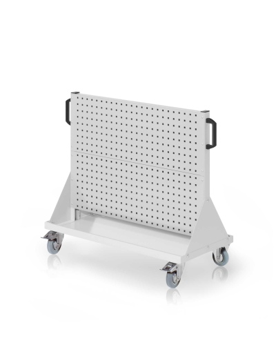 Kappes RasterMobil® Größe #2 - 1000x890x500mm - 4x Lochplatte 4-teilig - lichtgrau
