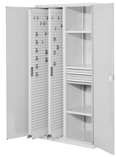 Kappes ®RasterPlan Vertikalschränke 1950x1000x600mm Modell 81 Doppelwandtüren lichtgrau