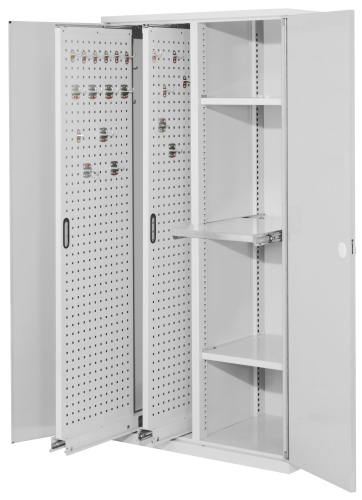 Kappes ®RasterPlan Vertikalschränke 1950x1000x600mm Modell 84 Doppelwandtüren lichtgrau