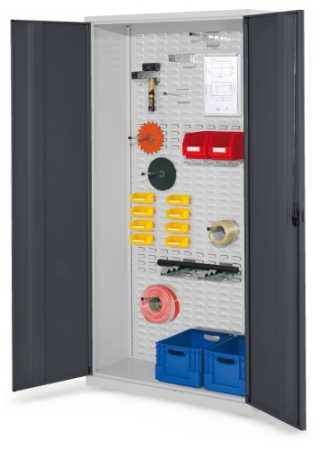 Kappes ®RasterPlan Werkstückschränke 1950x1000x410mm mit Vollblechtüren anthrazitgrau