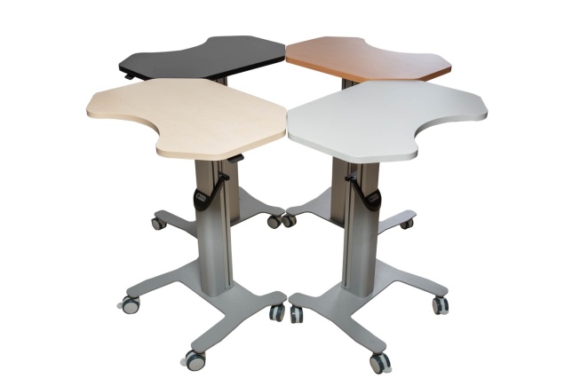 Höhenverstellbarer mobiler Schreibtisch SMART 800 Ergo Desk VERSCHIEDENE FARBEN