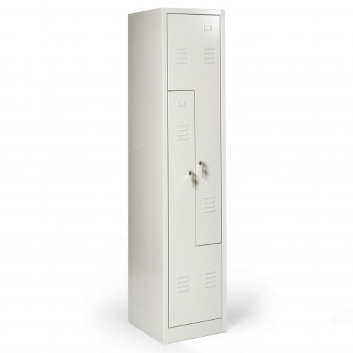 Protaurus Z-Schrank 415x1800x500mm mit Zylinderschlössern und 2 Abteilen